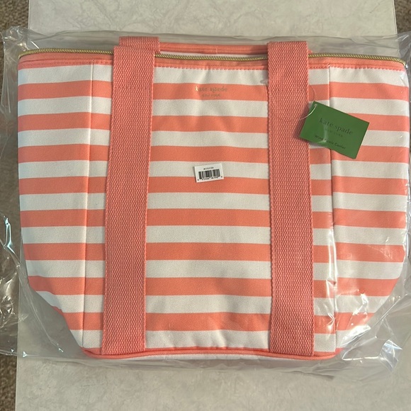 Kate Spade terrace stripe insulated cooler bag - Picture 1 of 4